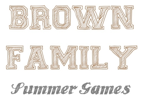 Brown Family Summer Games Logo